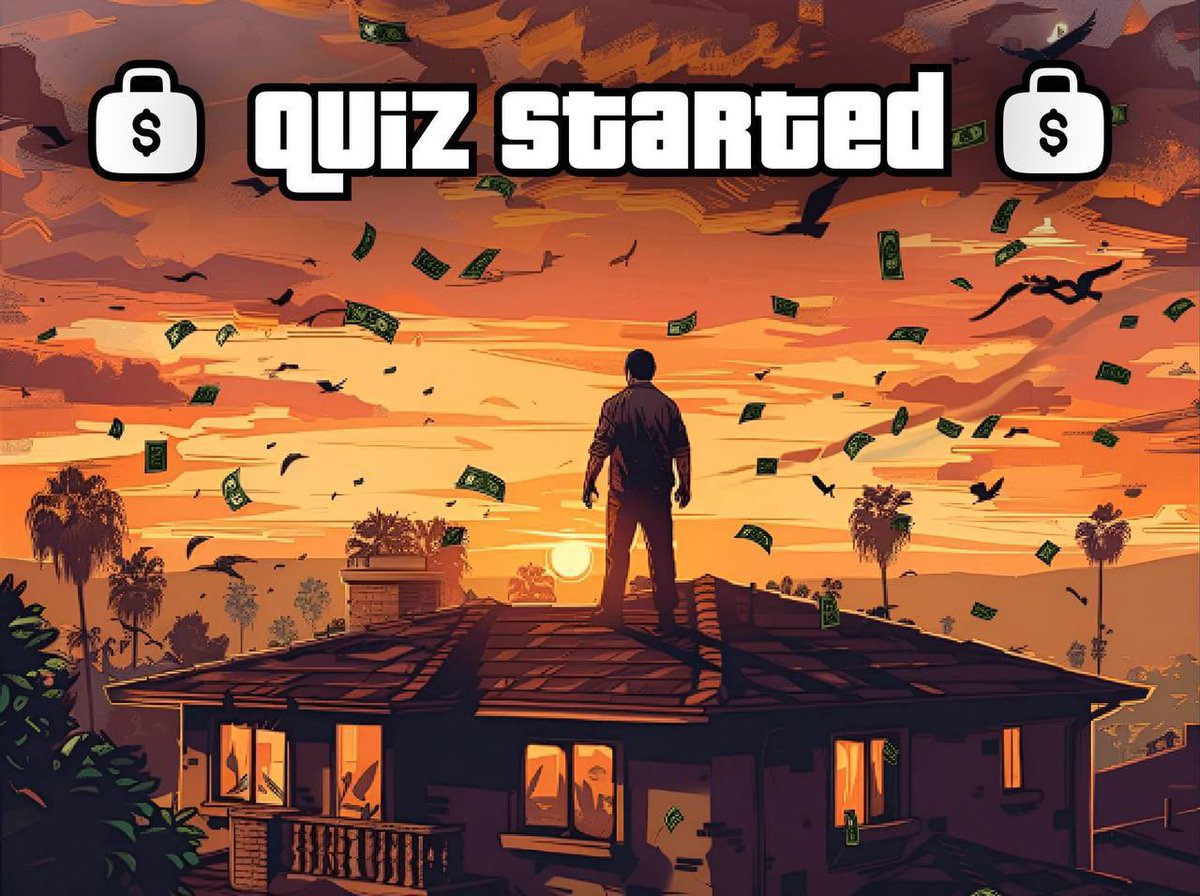 The new quiz is ready! 🍾 Go for the real moneybags, gangsters! Rules: 5 $GTA in your account, they will be returned ⚡️ Prize pool: 3000$ 💵 As always see you in: t.me/gta_token_bot♟️ and may the best man win 🍀 Disclaimer: payment for clues is non-refundable