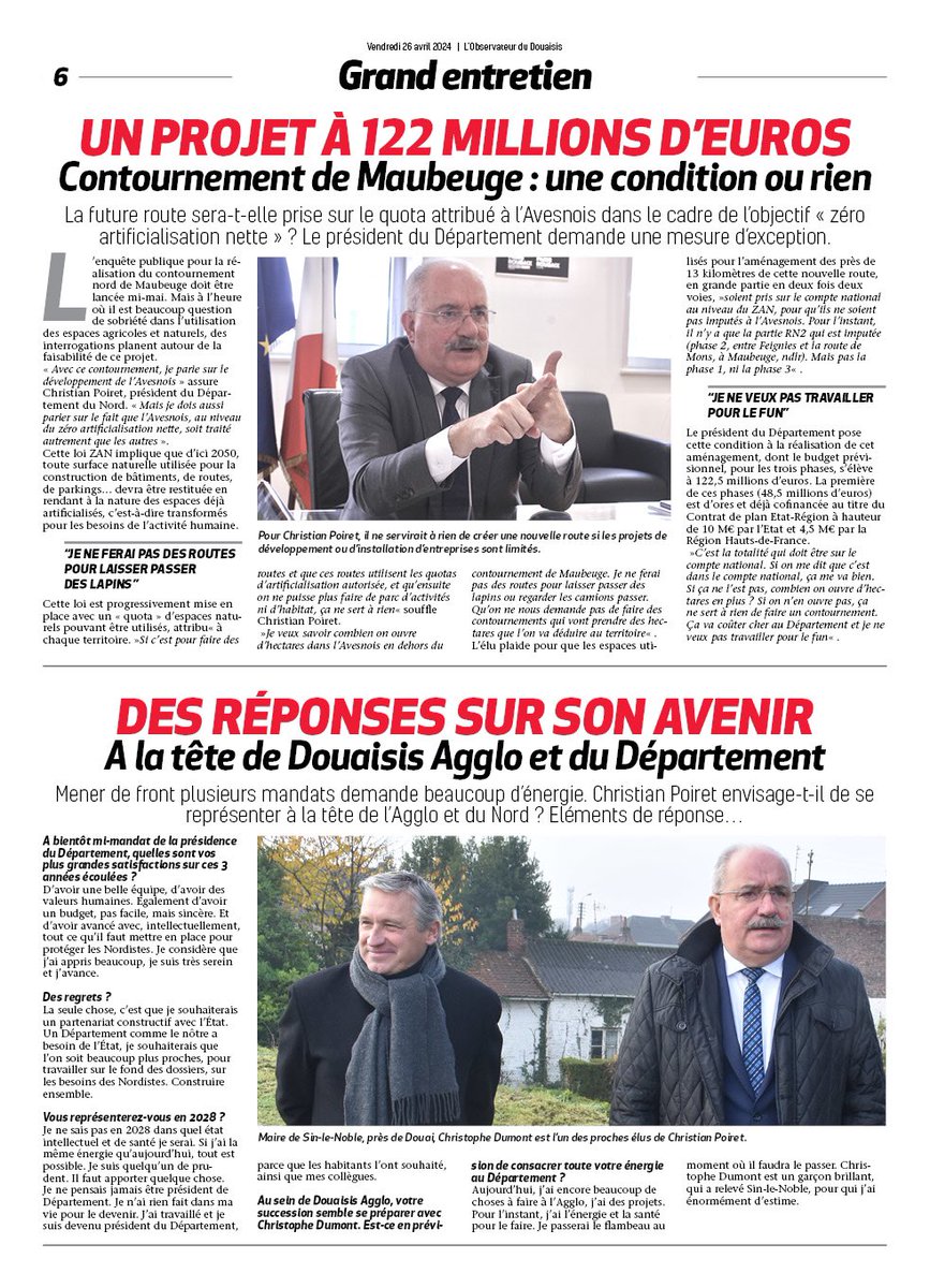 13000 foyers sortis du RSA, 66 nouvelles places pour les enfants de l’Aide sociale à l’enfance d’ici l’été, des Maisons Nord Santé à venir, un mammographe itinérant, la rénovation des voiries et l’aide à l’aménagement des communes, le passage de la Flamme olympique cet été et du