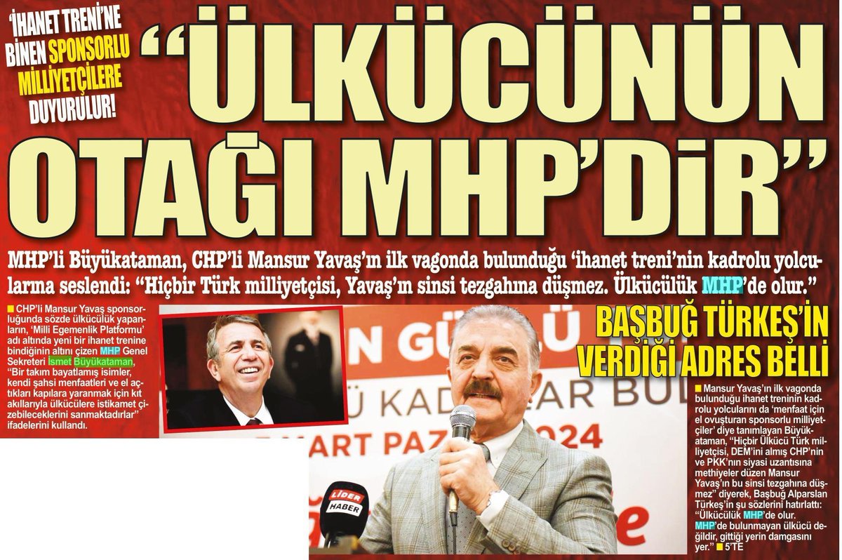 ÜLKÜCÜNÜN OTAĞI MHP'DİR İsmet @buyukataman