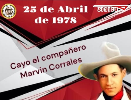 #Nicaragua|#UVINSS
El 25 de abril de 1978 cayóel compañero Marvin Corrales, originario del municipio de San Marcos.

San Marcos te vio nacer y tu bandera roja y negra te vio dar tu vida por amor al pueblo oprimido. Los verdaderos hijos de la paz siempre siempre te recordaremos.