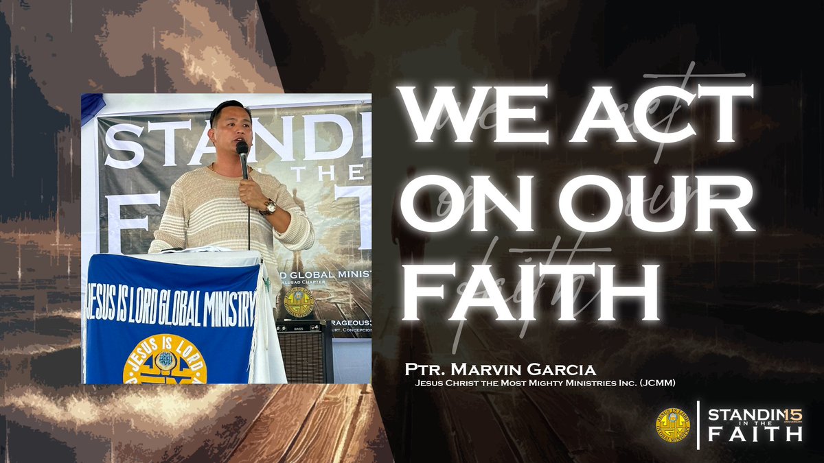 JILGM Matalusad's 15th Anniversary Message
Text: 1 Corinthians 16:13-14

“We act on our faith.” - Ptr. Marvin Garcia of Jesus Christ the Most Mighty Ministries Inc. (JCMM)

#jilgmsanjoseac #jilgmmatalusad #jilgm #anniversary #sunday #Jesus #stillstanding #faith