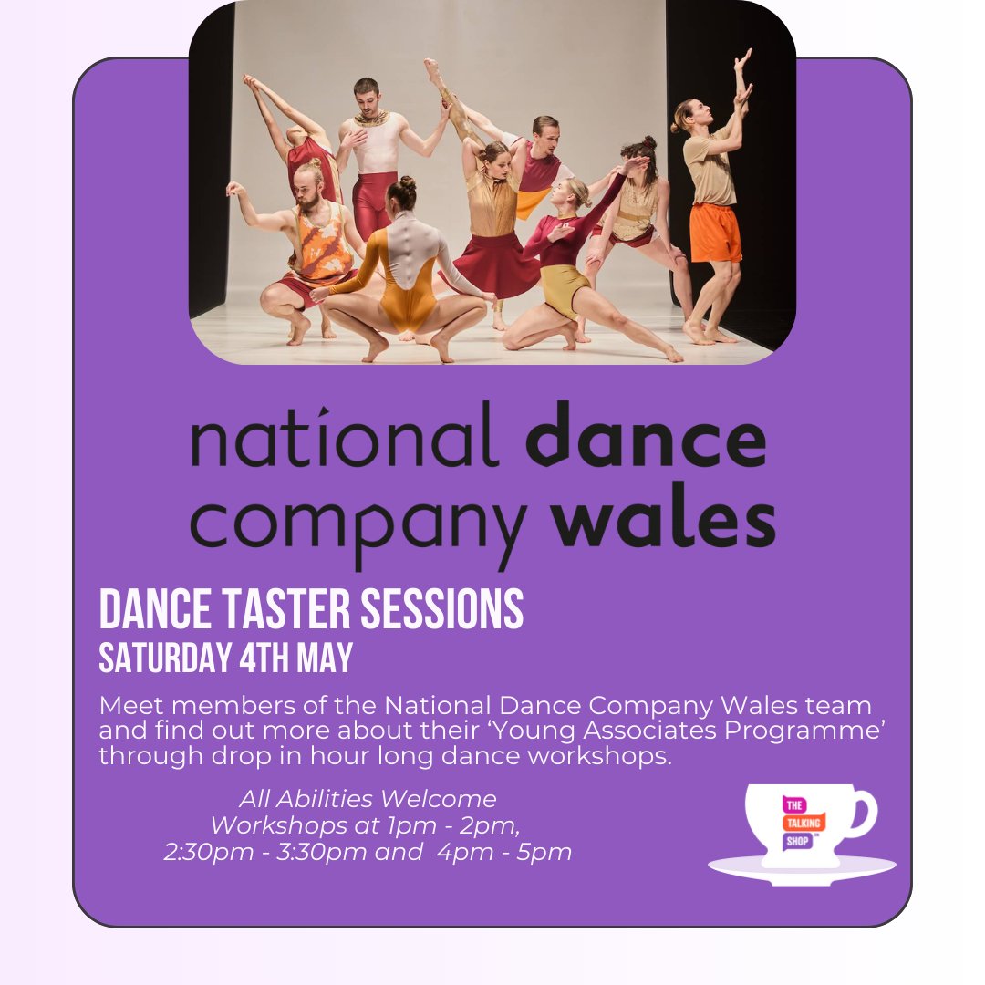 Next Saturday @ndcwales will be joining us for an afternoon of dance taster sessions! All abilities welcome #EveryonesInvited #Blackwood