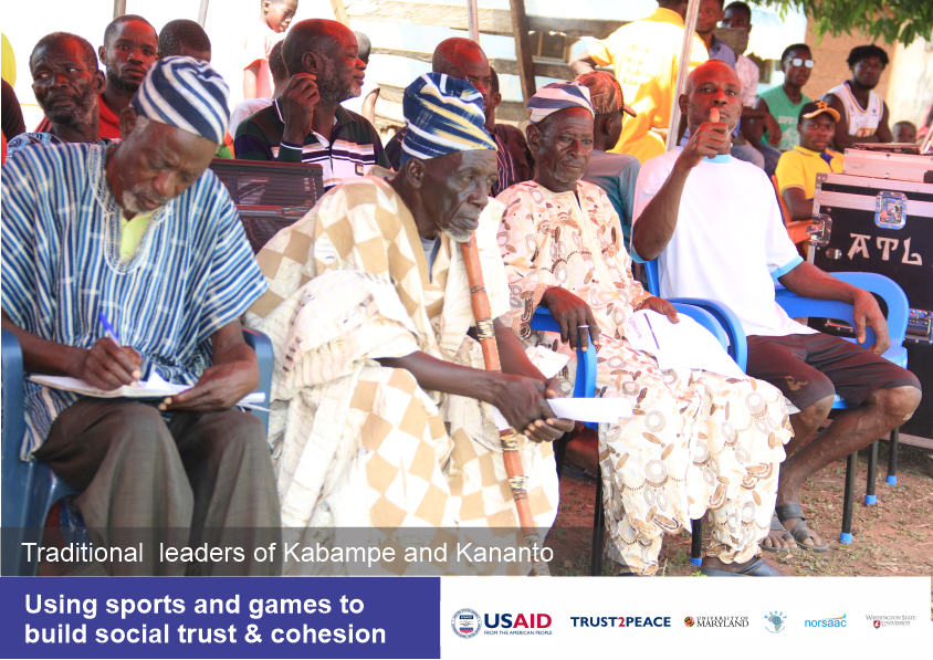 Kabampe & Kananto communities in the West Gonja Municipality in the Savanna region came together for Civic Education, Engagement and Athletics. @USAID @marylanduniversity @WANEP_Ghana @WSUCougarFB