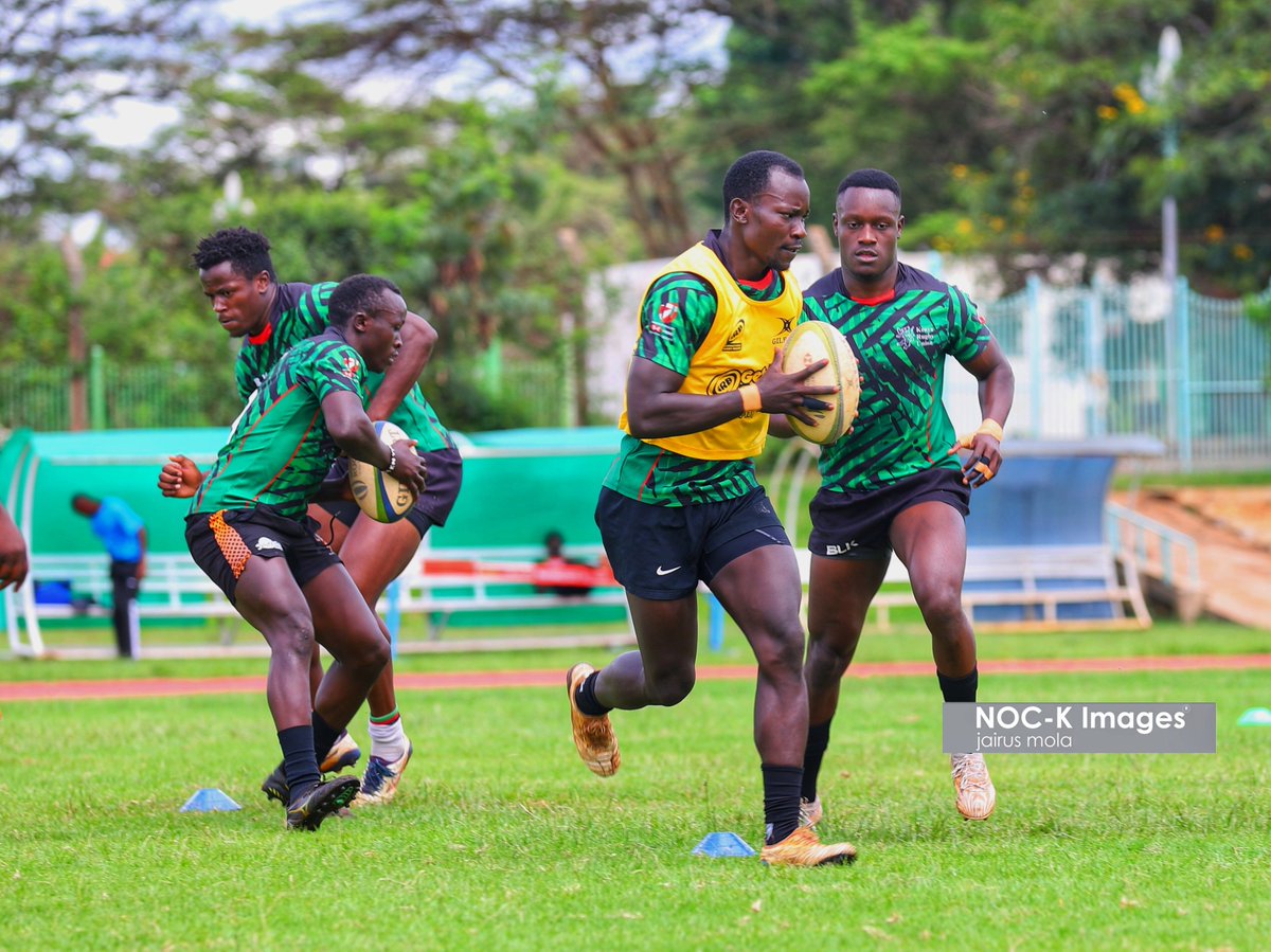 Shujaa's battle-ready! 🏉💥 In camp for the Paris Olympics and gearing up for the ultimate showdown in Munich and Madrid. Group C is no walk in the park, facing off against tough contenders Japan, Chile, and Portugal. #RoadToOlympics #HesabikanaMabingwa