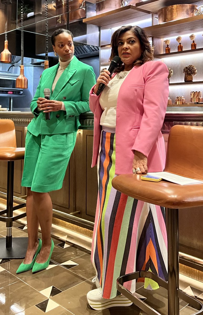 Attended a super inspiring <a href="/WACL1/">Women in Advertising & Communications Leadership</a> event featuring @natdcampbell &amp; <a href="/nishmarobb/">Nishma Patel Robb 💃🏾</a> this morning. Londoners, if you want a hugely capable, dynamic mayor who will give the established political parties a well overdue wake-up call, vote for Natalie Campbell! She is 🔥🔥#vote #wacl