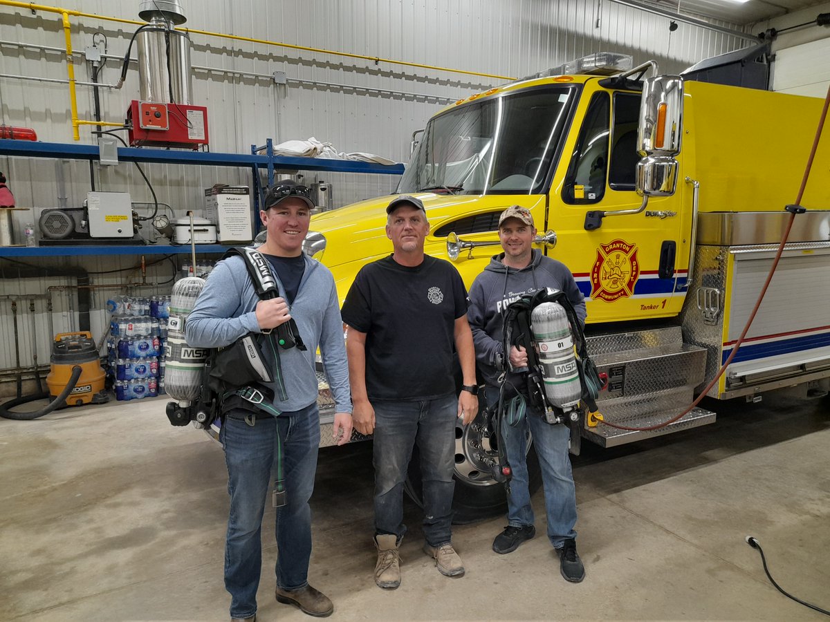 Congratulations Biddulph-Blanshard Fire Department on your purchase of <a href="/MSAsafety/">MSA</a> G1 SCBA 🔥 Welcome to the G1 Family!🎉 #DareToCompare #GrantonStation #AJSBehindTheScenes
