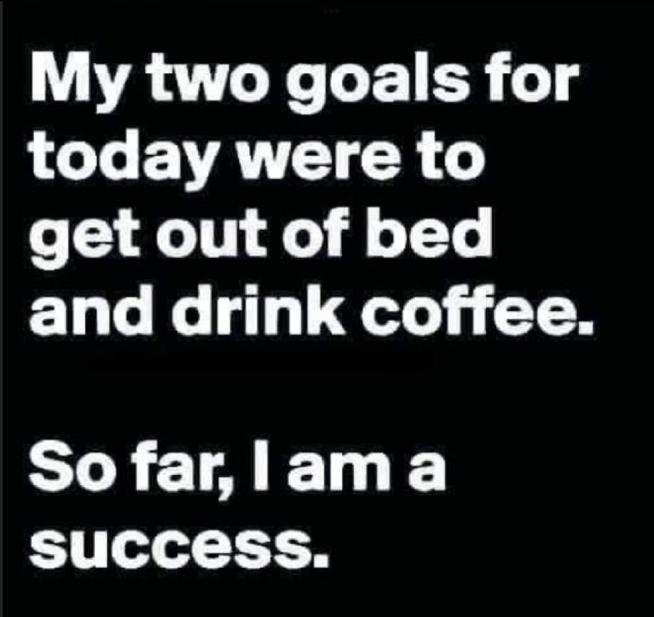 But I need more coffee