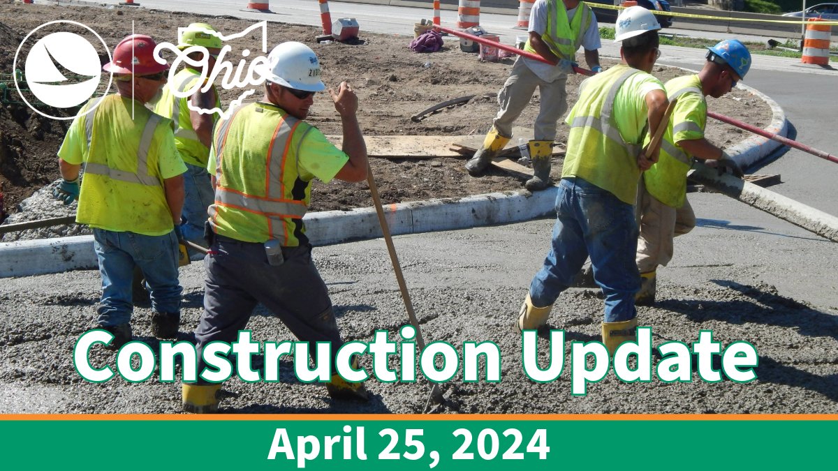 ODOT D12 Construction Update for April 18: ✅I-90 EB at Columbia Rd. will be in a bi-directional traffic pattern beginning tonight. ✅I-480 WB to SR 237 will be closed overnight for one week starting 5/1. Learn more about all D12 projects at: transportation.ohio.gov/about-us/traff…