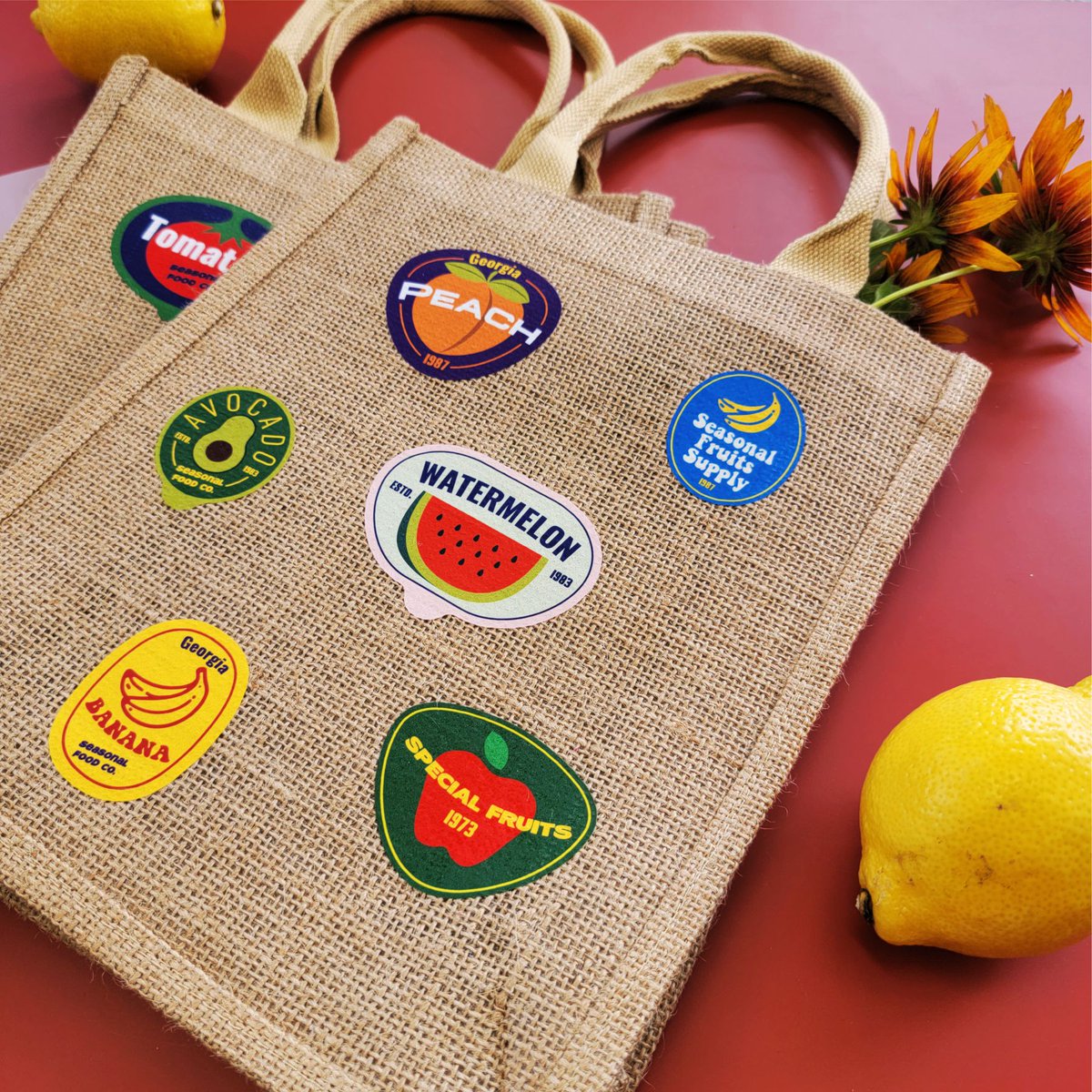 CustomHoward's tweet photo. Customize nearly any fabric type for just pennies with colorVIBE DTF. These burlap totes can be difficult to decorate, but CVDTF gets the job done 💯 https://t.co/jEEdtotTUd