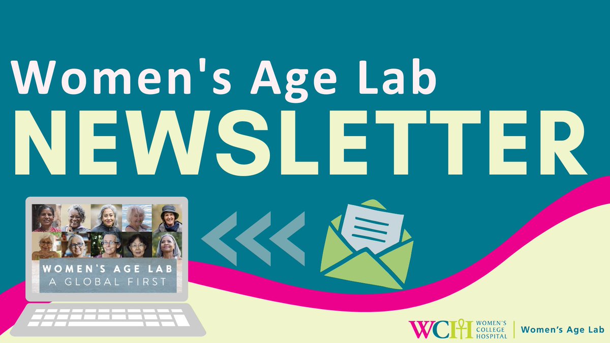 Pleased to share our latest #newsletter highlighting the latest updates and news from #WomensAgeLab!
📰: mailchi.mp/818b105c1d91/w…

#aging #healthyaging #GIW24