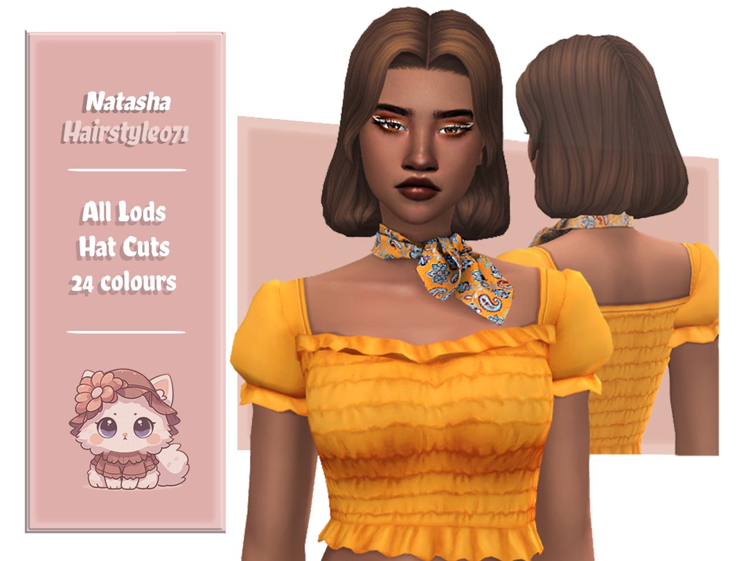 📷 by @aarainaroma: Aroma Natasha Hairstyle 071 ~ Maxis Match Hairstyle071 ~ thesimsresource.com/downloads/1683… #sims #sims4 #cc #mm #maxis #hairstyle #ts4 #lookbook #customcontent