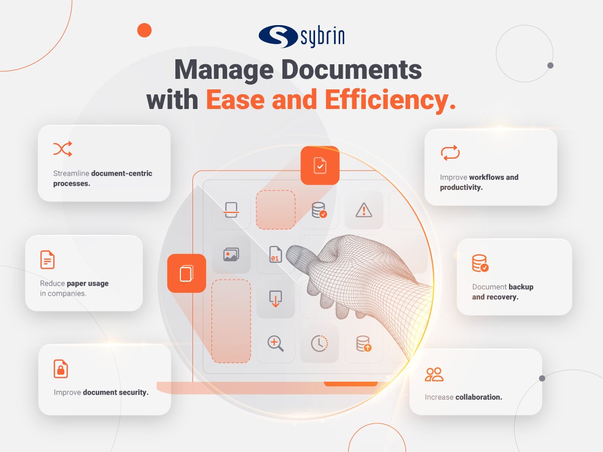 SybrinSystems's tweet image. A comprehensive #DocumentManagementSystem #DMS covering everything from automated data entry and document generation to indexing and secure storage. Our solution will cover all your DMS-related business requirements: sybrin.com/dms