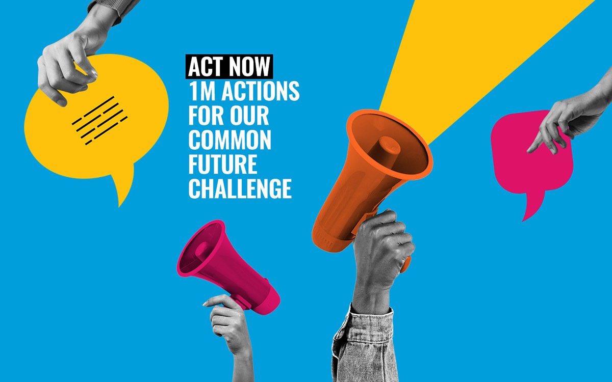 The Summit of the Future in September will determine the way forward #ForPeopleForPlanet🌎. 

✊Let's reach 1M actions for #OurCommonFuture. 

👩‍💻Explore: bit.ly/SoF24-challenge and see what you can do to speak up. 📣