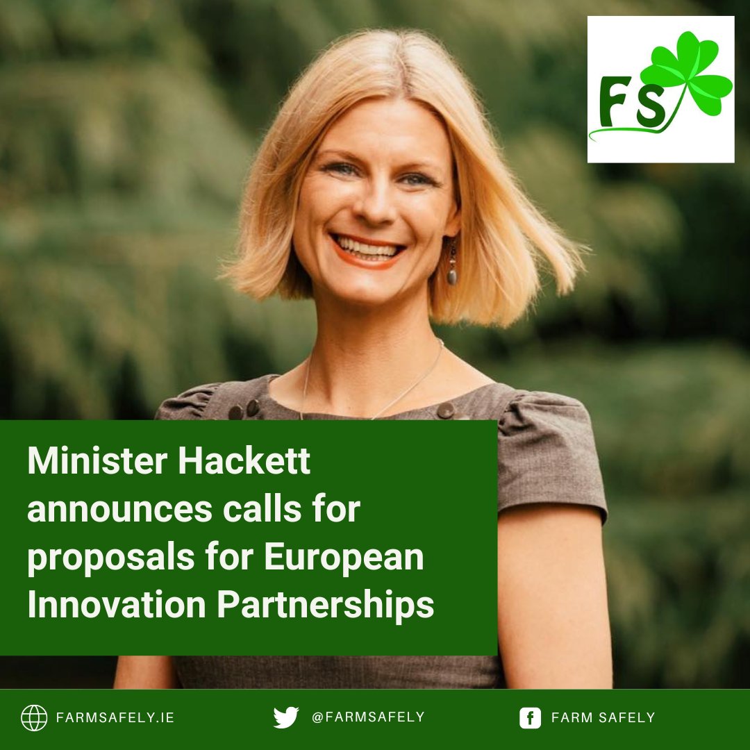 Minister Hackett announces calls for proposals for European Innovation Partnerships

Read more: farmsafely.ie/minister-hacke…

#EuropeanInnovationPartnerships #AnimalWelfare