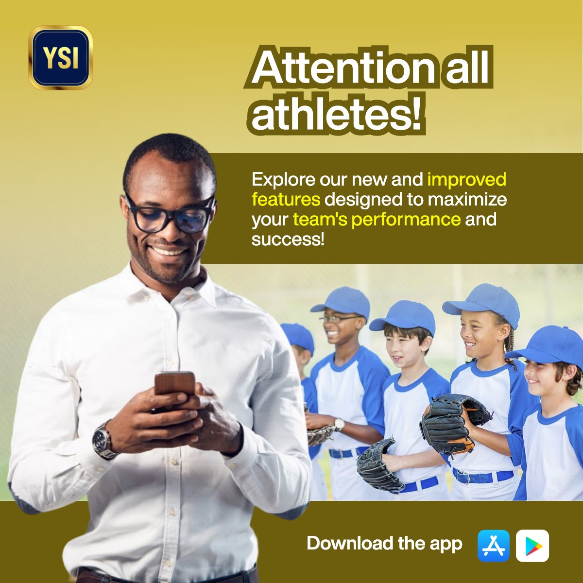 Attention all athletes! Explore our new features crafted to elevate your team's performance and drive success to new heights! 

Download the app
iOS- apple.co/3Wd3nop
Google- bit.ly/3BxFvTO

#youthsportsindex #ExcellenceInSports #AthleticAchievement #sportstrainer