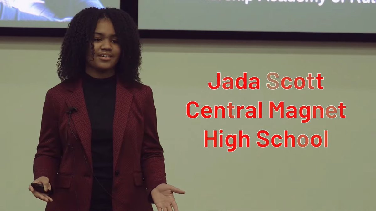 Central Magnet student presents TED Talk #RCSSchoolSpotlight: Jada Scott uses platform to discuss pros and cons of artificial intelligence May 1, 2024 By BARTON HENLEY Rutherford County Schools Watch Scott's TED Talk here: youtube.com/watch?v=mGQzr1…