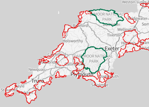 All those lucky people able to access FiPL funding as usual north and mid Devon lose out