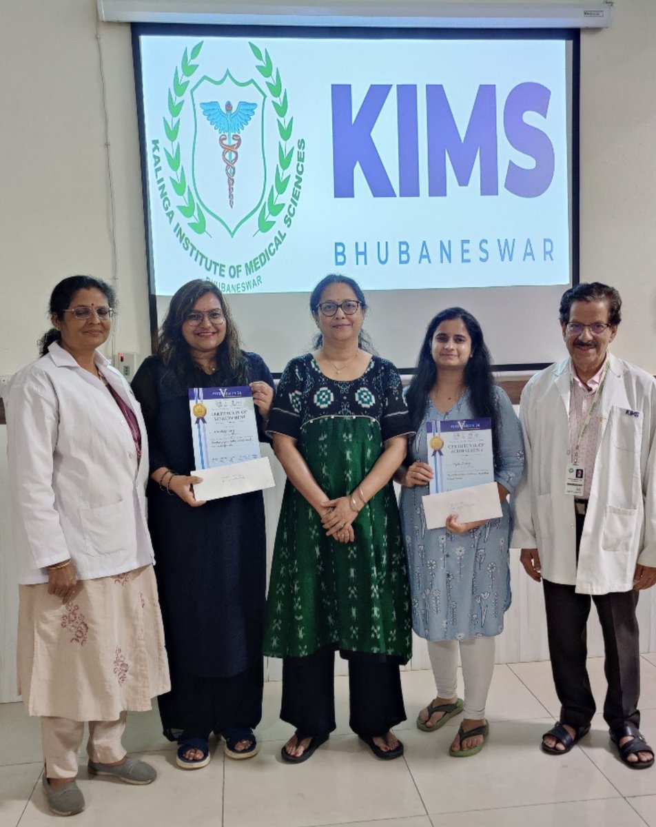 Kudos to our students for making us proud at FETOVISION 2024 in Kolkata, achieving top positions in their respective categories. Dr. Anjali Tripathi, 2nd-year PG resident, secured the 1st prize in oral paper presentation while Dr. Leenakshi Garg, Senior Resident, secured the 1st