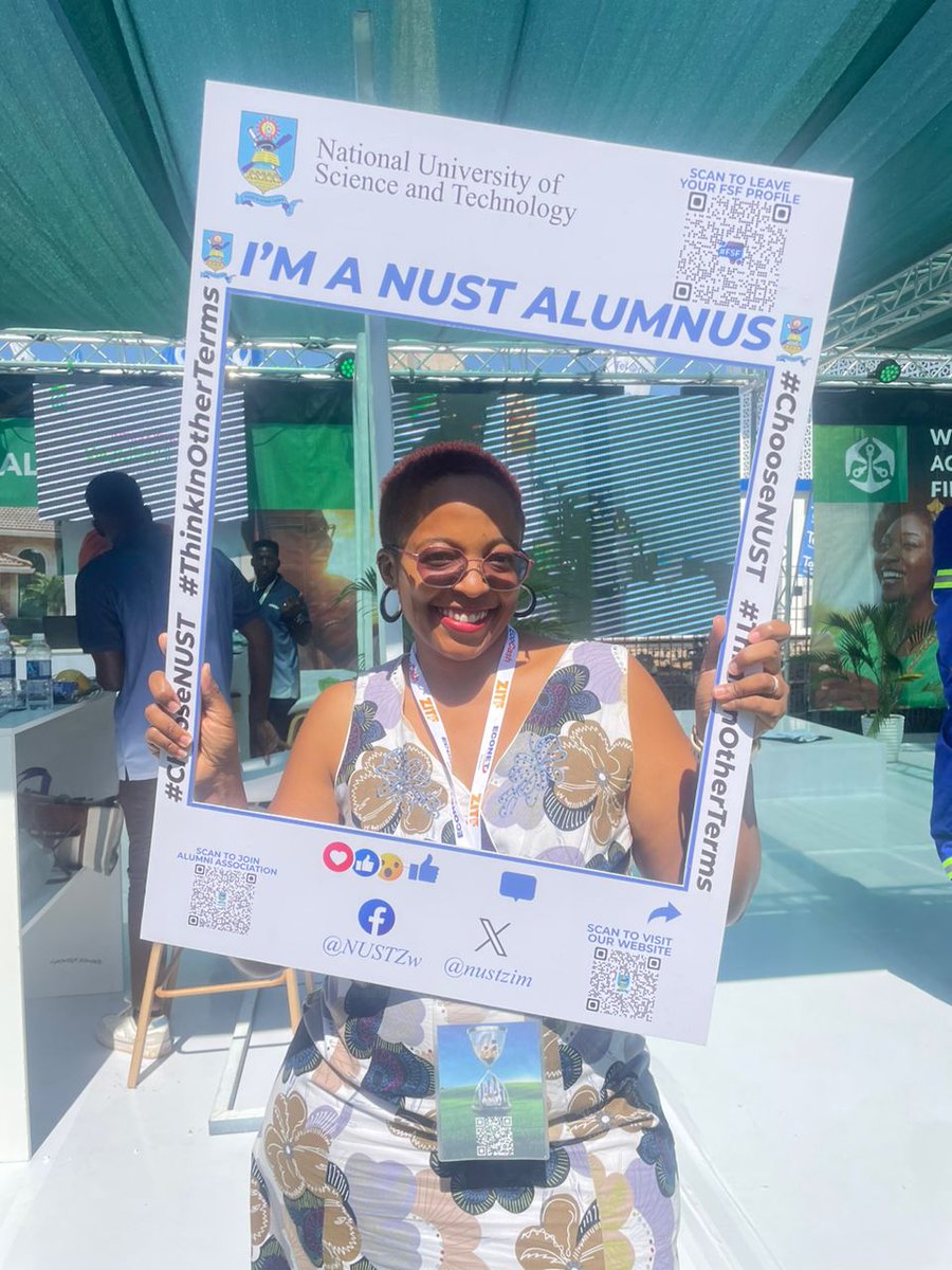 The NUST brand is well represented at the #ZITF24. Our Alumni are visiting our stand in Hall 3 to register with our Alumni Association. Do not be left out. Lucky visitors stand a chance to walk away with cool NUST-branded merchandise #Thinkinotherterms #ChooseNUST