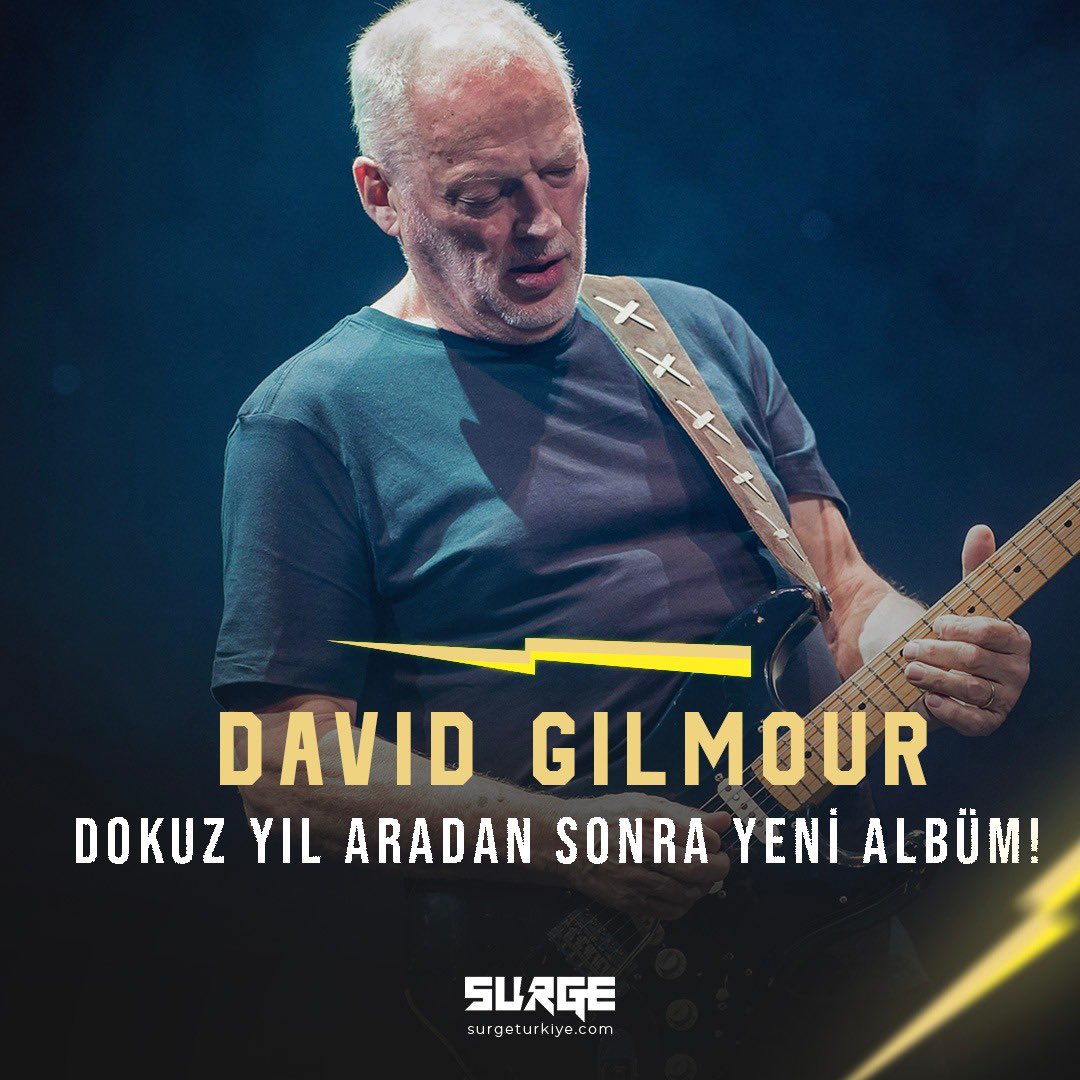 David Gilmour’dan yeni single, The Piper’s Call!   Gilmour, 9 Eylül 2024’te yayımlayacağını duyurduğu Luck and Strange albümünün ilk teklisi The Piper’s Call’ı paylaştı.   Frhttps://open.spotify.com/intl-tr/track/55mHu0dRLtAG7J9ymty6q4?si=c233025ffdad4770