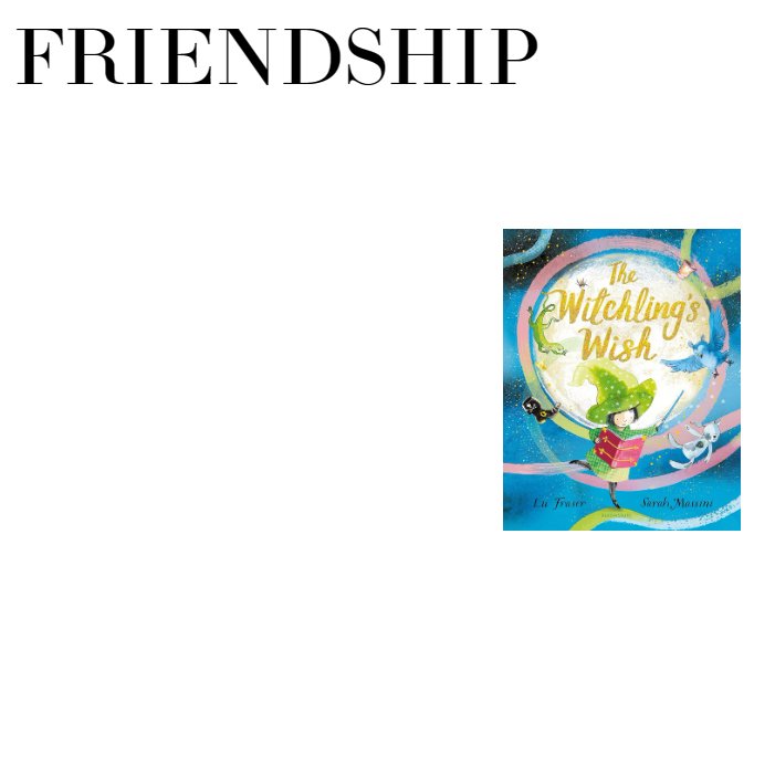 Delighted to see 'The Witchling's Wish' included in the 'Friendship' section of the amazing 'Books That Help' website (powered by brill @ClareHelenWelsh ). Such a wonderful resource - so proud to be featured! 🙏🏼😊 @SarahMassini @KidsBloomsbury @StoryWiseAgency #BooksThatHelp