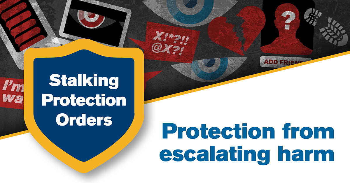 Empowerment through protection: Stalking Protection Orders (#SPOs) offer a lifeline to victims, halting the cycle of fear and stalking By advocating for #SPOs, we're advocating for safety, security, & justice. Spread awareness, spread support #StalkingAwareness #VictimAdvocacy