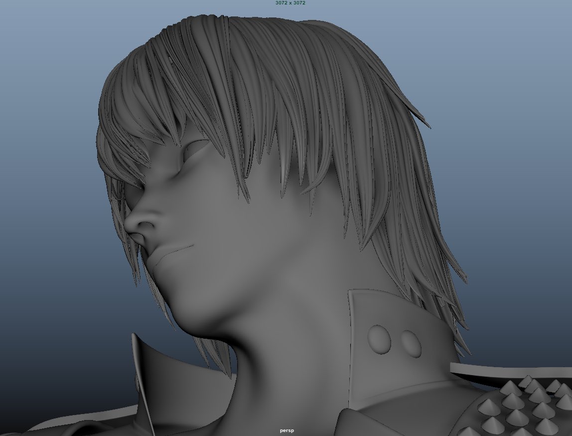 Hear me out…
I gotta share with you guys my artwork 
the 3d model all done by myself totally take about 1 month or 2 months 
Is a character modelling assignment 
Maybe next semester ill do vergil 🙌
#DMC #DevilMayCry