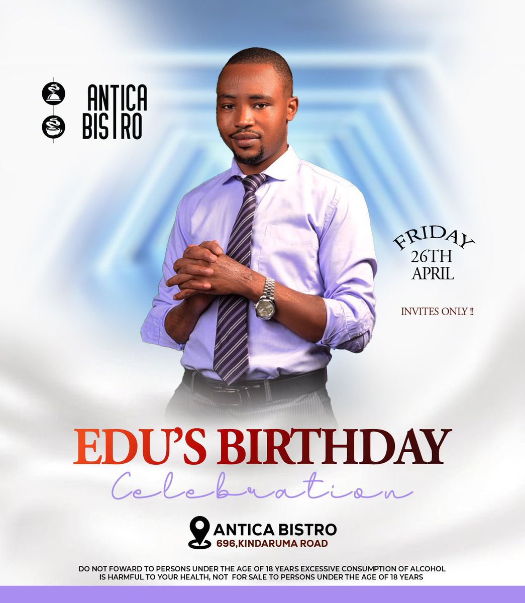 Edmaingi5's tweet photo. Karibuni kesho the invited few to my BIRTHDAY PARTY. https://t.co/4md6KRWOhI
