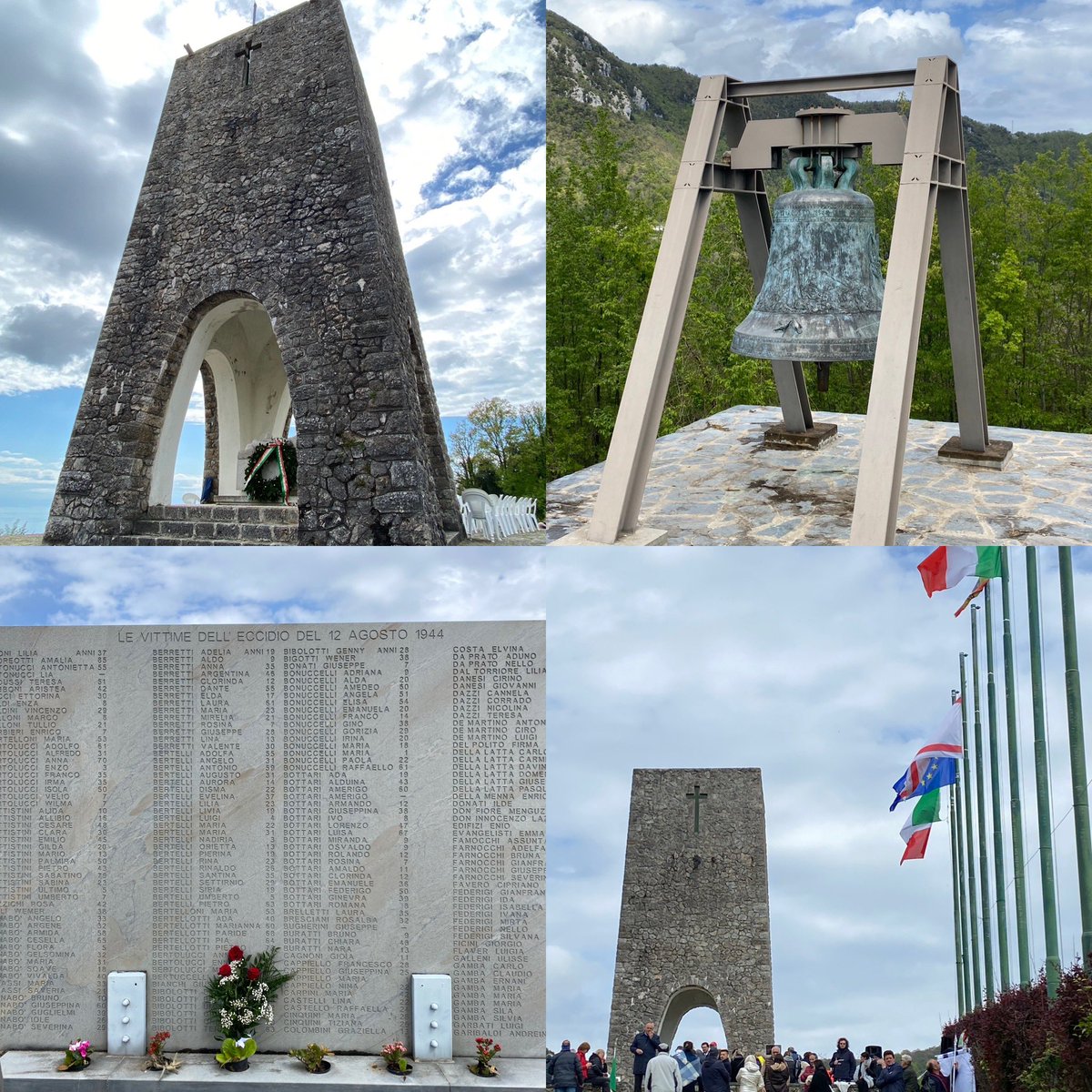 #25aprile_e_antifascista Sant’Anna di Stazzema per non dimenticare