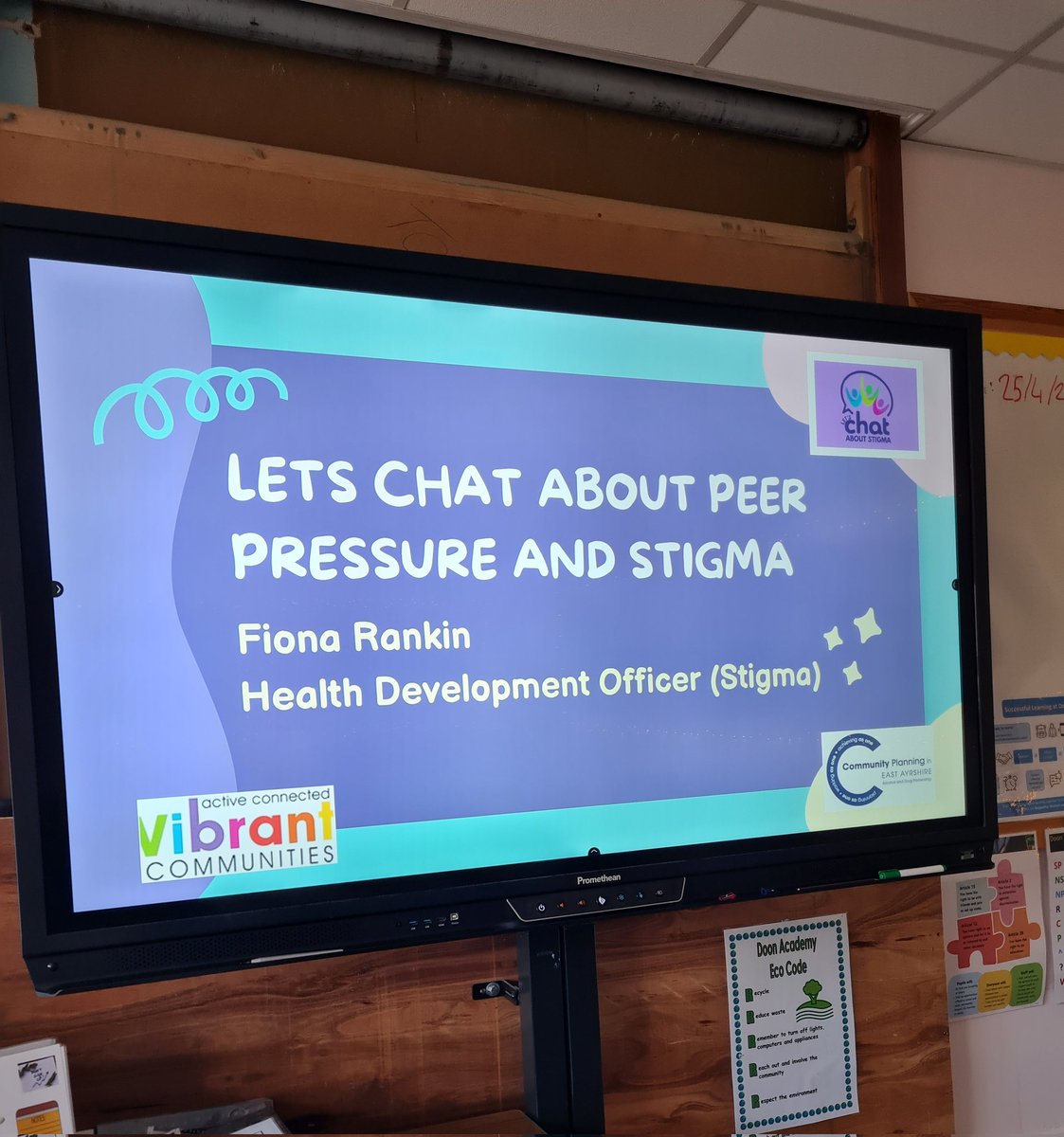 EA Stigma Officer (@ea_stigma) on Twitter photo First of the S1 school YAT roadshow. Workshop about how peer pressure can influence our behaviour and the impact of stigma. Thank you <a href="/DoonAcad/">Doon Academy</a> for making us feel so welcome. <a href="/ea_adp/">East Ayrshire ADP</a> <a href="/VibrantEAC/">Vibrant Communities</a> @eacSport
#seethepersonnotthesubstanceuse First of the S1 school YAT roadshow. Workshop about how peer pressure can influence our behaviour and the impact of stigma. Thank you <a href="/DoonAcad/">Doon Academy</a> for making us feel so welcome. <a href="/ea_adp/">East Ayrshire ADP</a> <a href="/VibrantEAC/">Vibrant Communities</a> @eacSport
#seethepersonnotthesubstanceuse