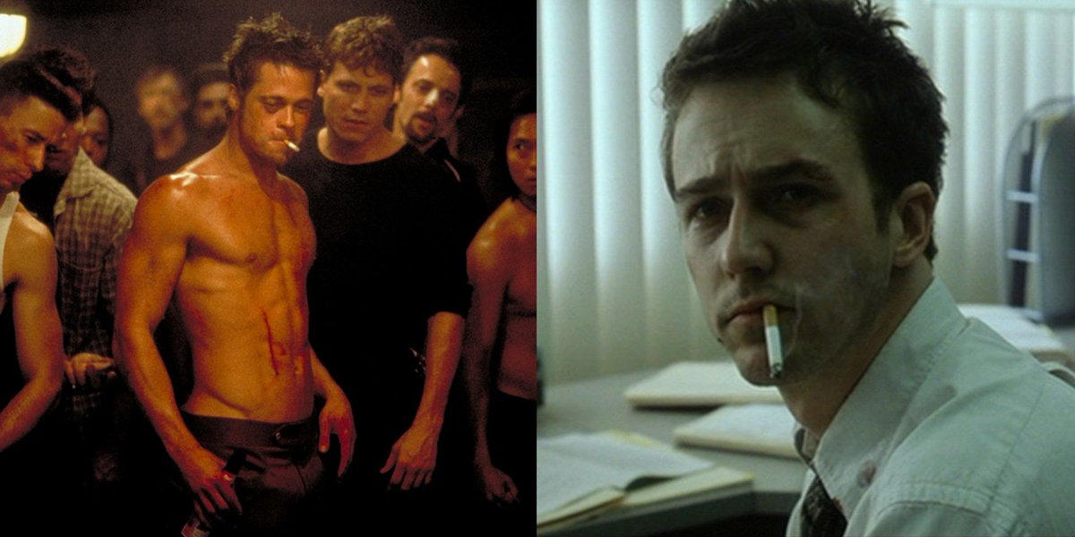 Here's the tenth tweet:

'Movie trivia time! Did you know #BradPitt and #EdwardNorton took lessons in #boxing, taekwondo, grappling, and soapmaking to prepare for the movie.  ? Drop your favorite movie facts below! 🤓🎬 #MovieTrivia #fightclub'