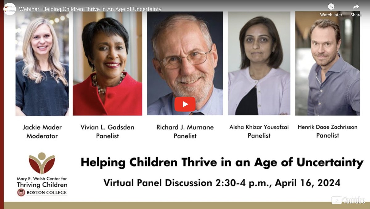 Today's blog: A webinar explores how to help children thrive. wp.me/pUsyv-2xc