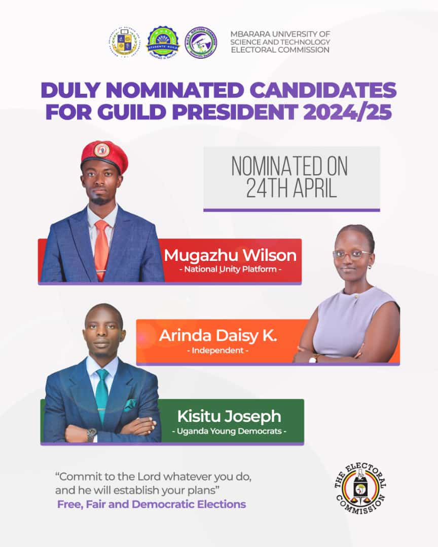 Nominated guild presidential Aspirants.
#MUSTDECIDES