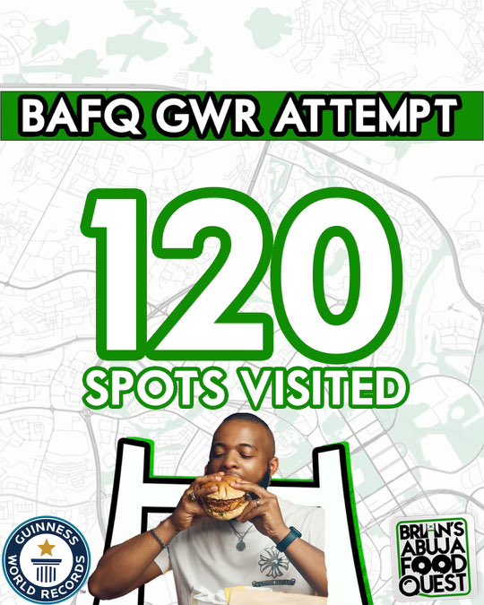 Mile by mile, bite by bite, I’ve officially visited 120 fast food restaurants 🌍🍽️ #briansabujafoodquest #BAFQ #Joinbrianonhisquest #spotbrianonhisquest