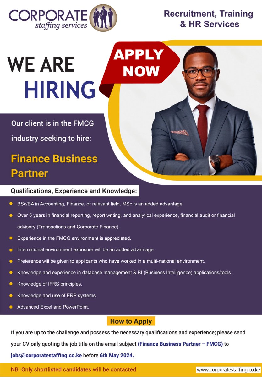 #financejobsinkenya #jobsinkenya