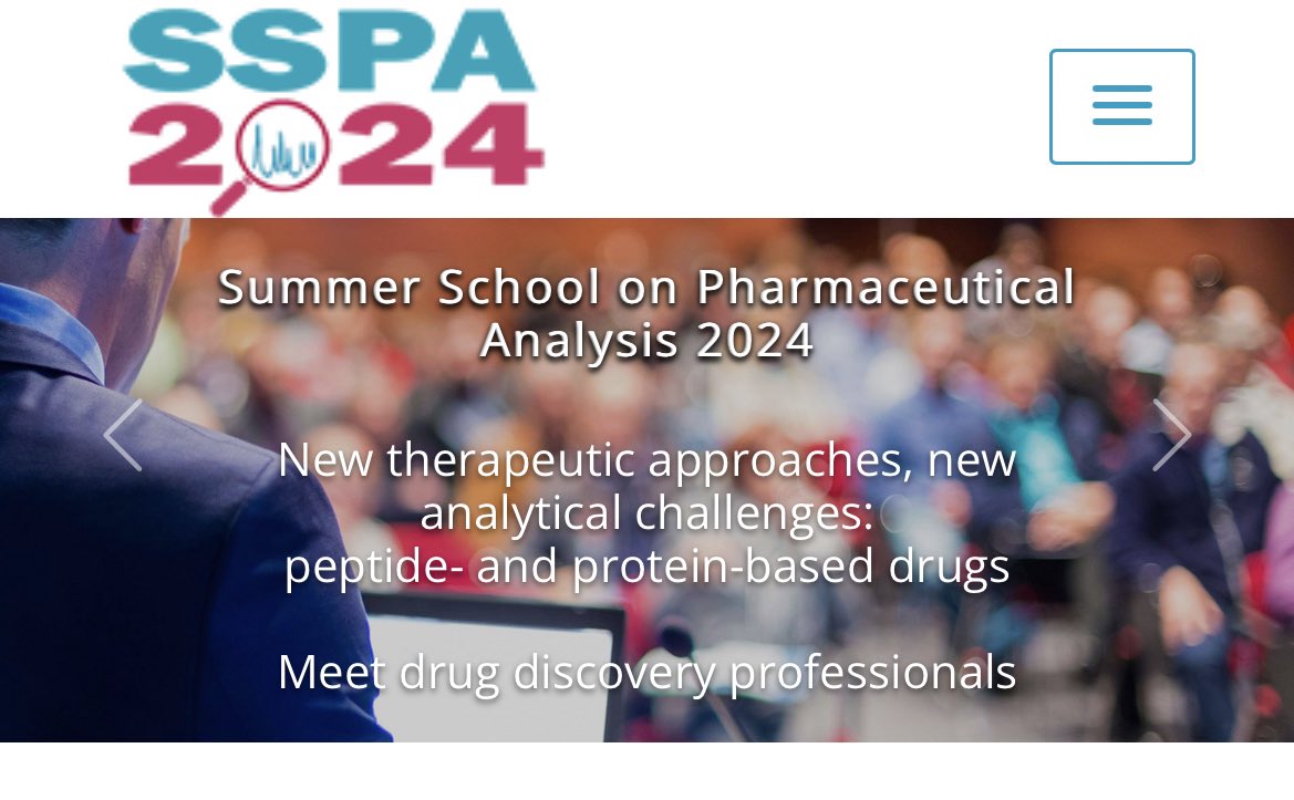 EttoreGilardoni's tweet photo. Very happy to participate as Speaker to the Summer School in Pharmaceutical Analysis 2024 in Rimini this September. 

https://t.co/pOt4ZkOuAT https://t.co/elgCXE5qTs