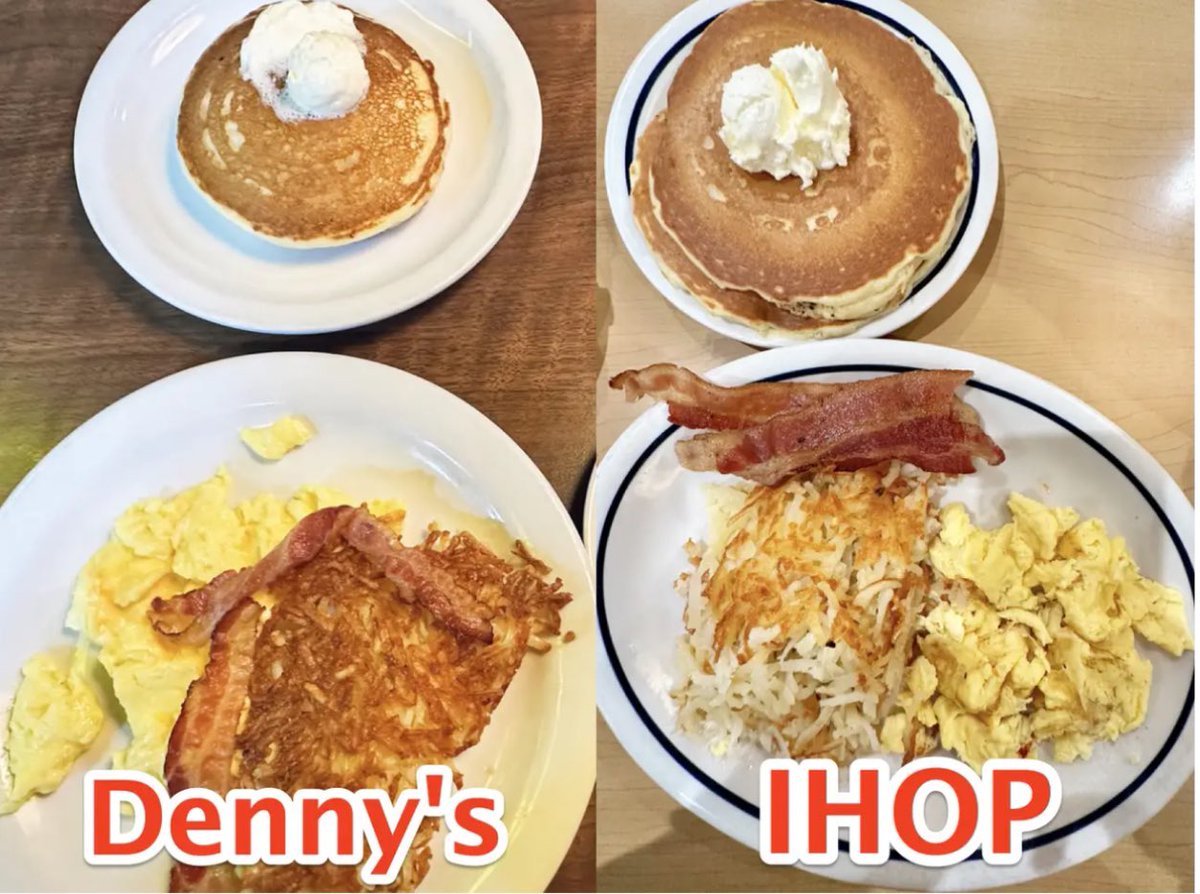 If you had to pick between IHOP or Denny’s for breakfast, which would you choose?