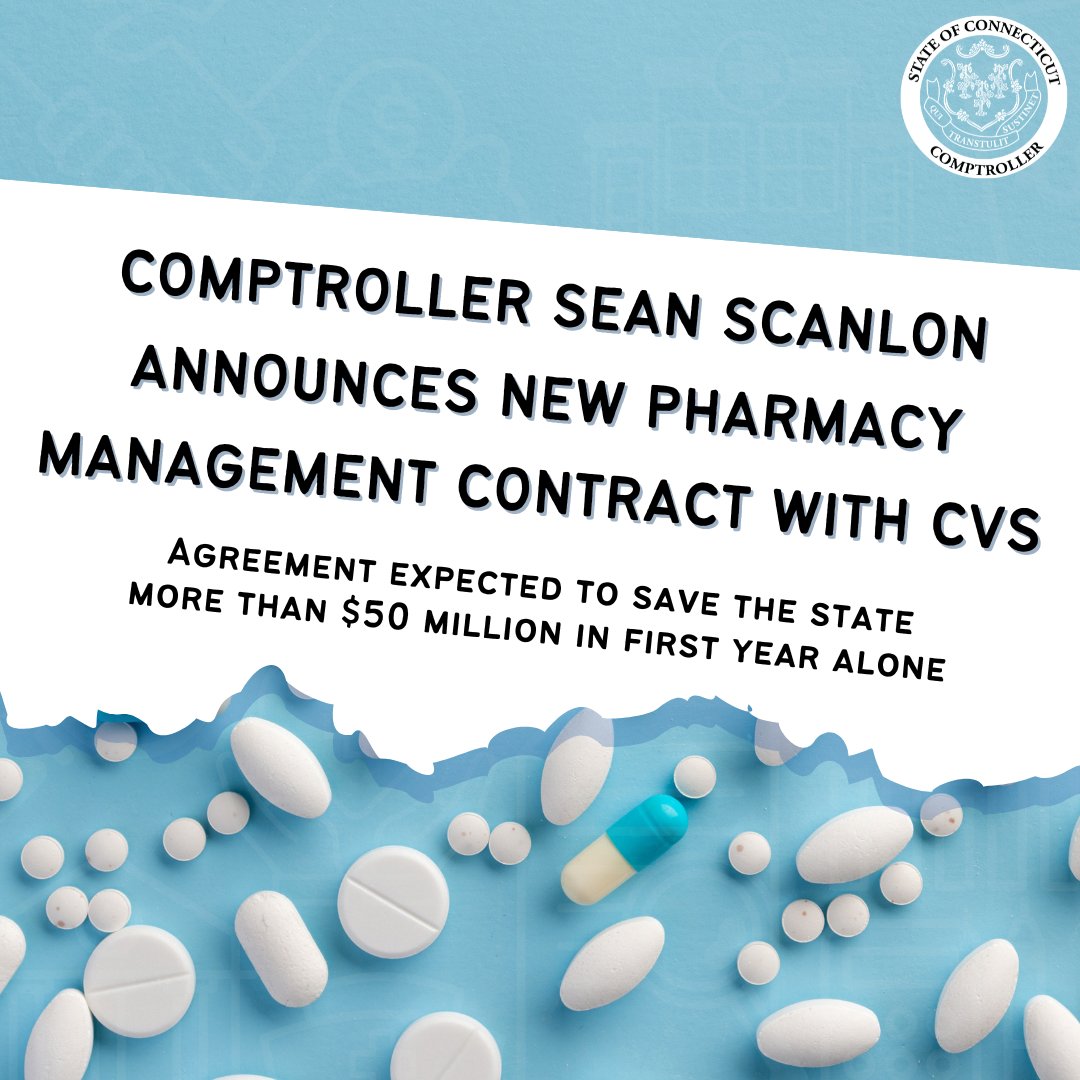 This morning, I announced the procurement of a new pharmaceutical contract with @CVSPharmacy. This deal increases drug pricing transparency in the State Employee Plan and Partnership Plan, which will incentivize coverage that is clinically and cost effective.