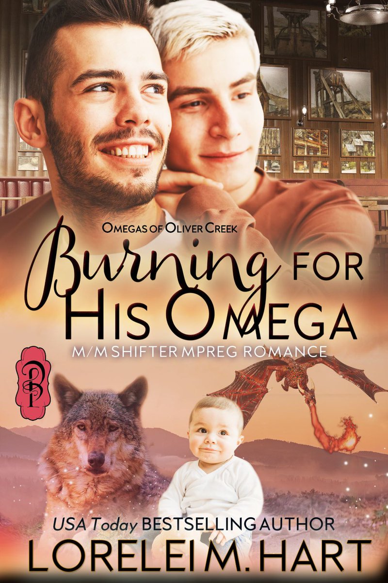 Oliver Creek, a food destination & a place where alphas find omegas. If this alpha dragon shifter can find a restaurant to hire him, he'll be set.
BURNING FOR HIS OMEGA by Lorelei M. Hart
decadentpublishing.com/burning-for-hi…
#NewRelease #romance #MMRomance #MPreg #books #reading #BookTwitter