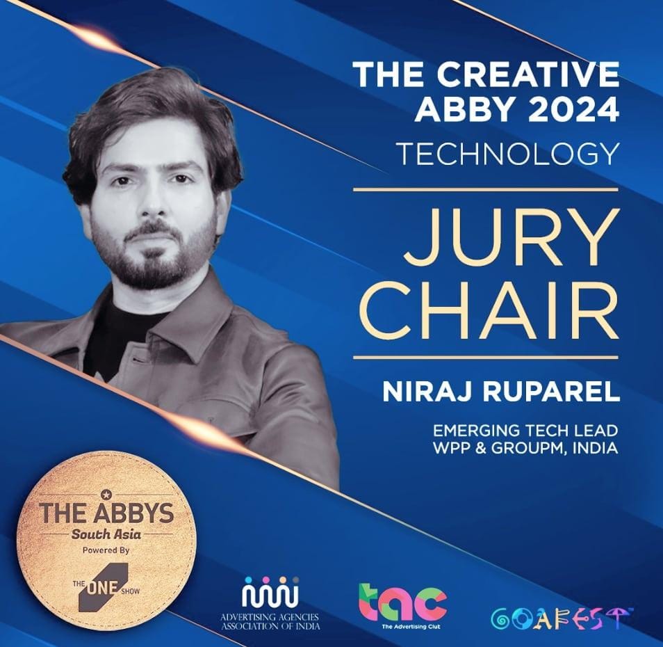 Introducing Niraj Ruparel, the trailblazing Emerging Tech Lead at WPP! As a vibrant member of the 2024 ABBY Awards jury, he's igniting innovation like never before!