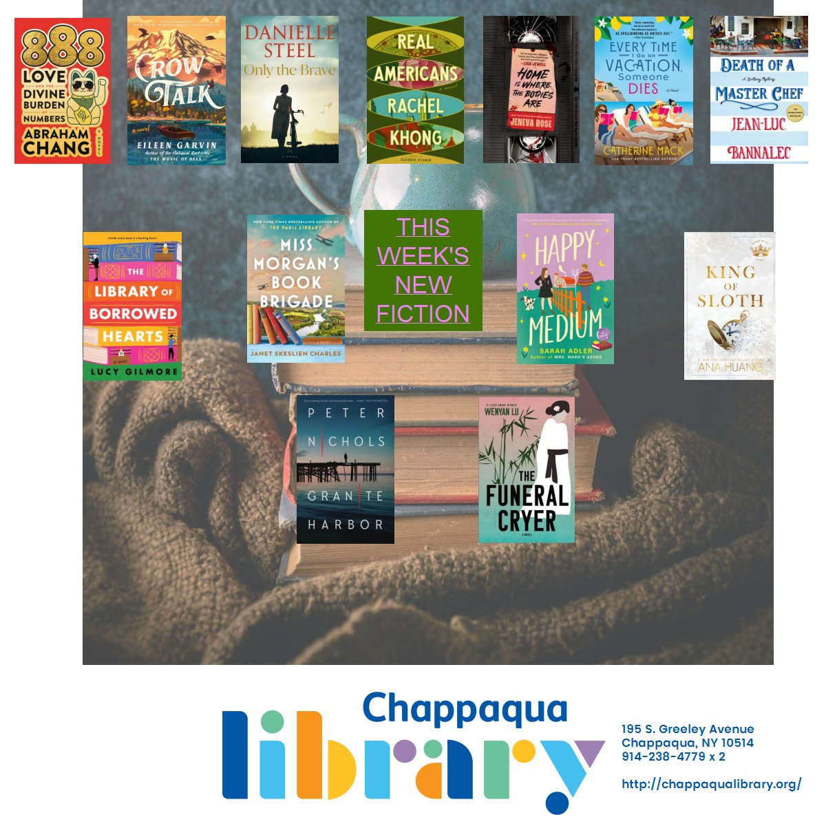 Chappaqua Library (@ChappLib) on Twitter photo 2024-04-30 15:47:00