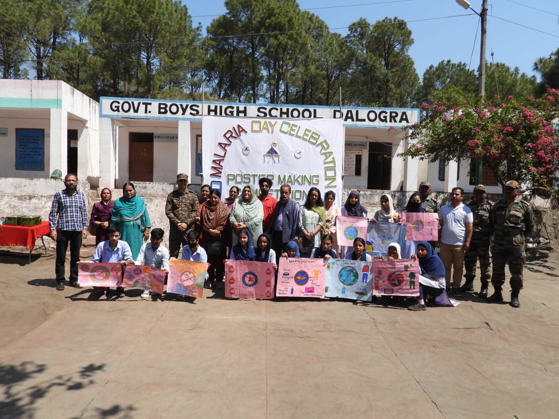 'Empowering our youth against Malaria '.
Ace of Spade Gunners teamed up with Government High school Dalogra to raise awareness about malaria on the occasion of World Malaria Day. The event saw great enthusiastic participation from young minds of Dalogra(Rajouri)
#Worldmalariaday