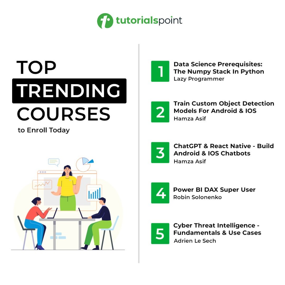 Stay ahead of the curve! 🚀
Discover the top trending courses to enroll in today and supercharge your skills for success.
bit.ly/3QGzMD5

Don't miss out on this opportunity to invest in your future!
#GetCertified