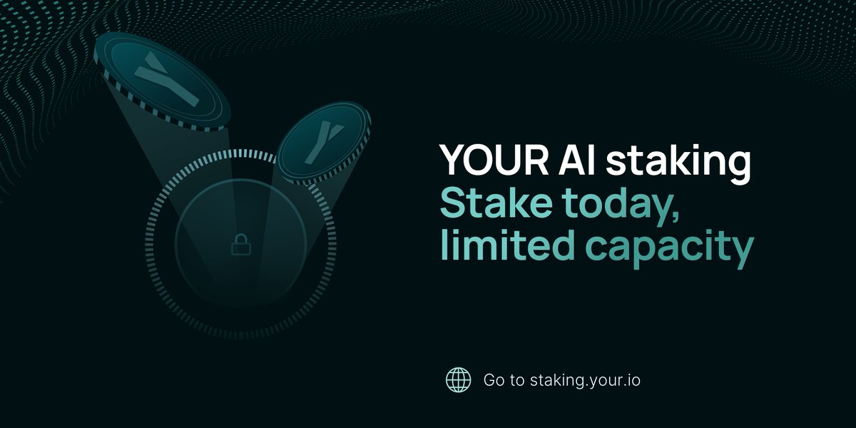 $YOURAI new staking pools (ERC20)👀

Limited supply and up to 25.85% APY🔥.  

Act fast to secure your spot: staking.your.io