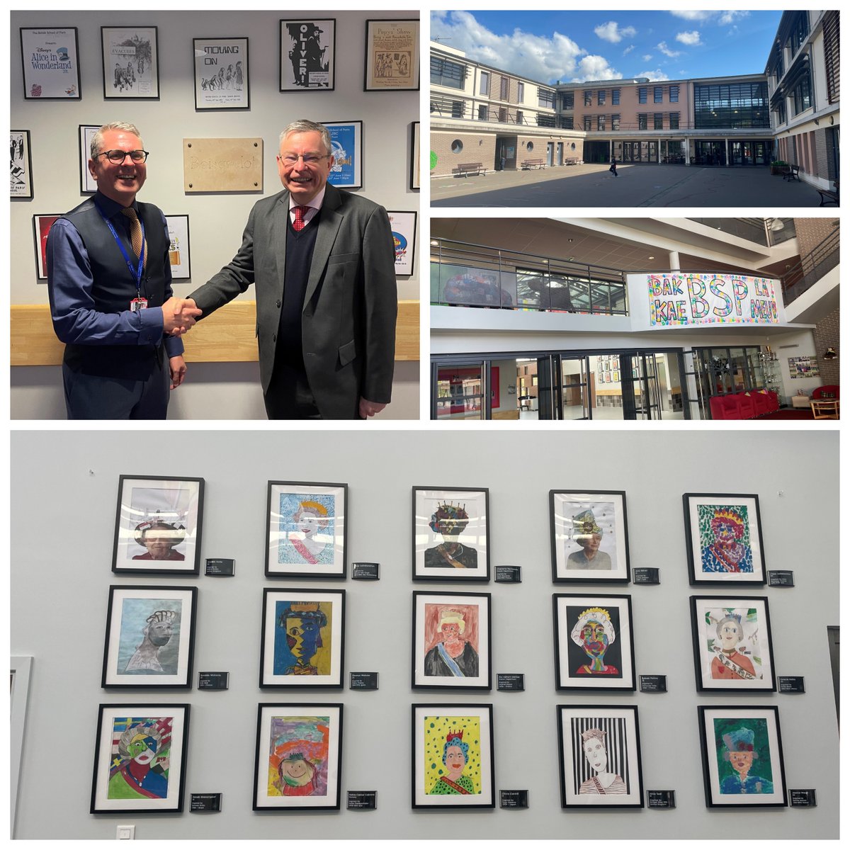 Set on the banks of the Seine, the <a href="/HMC_Org/">HMC (The Heads' Conference)</a> General Secretary’s visit started in the junior school <a href="/BritishSchParis/">The British School of Paris</a>. Thanks to Mark Potter for taking time out of his busy schedule to show Dr Hyde around. The school’s facilities would be the envy of many a senior school.