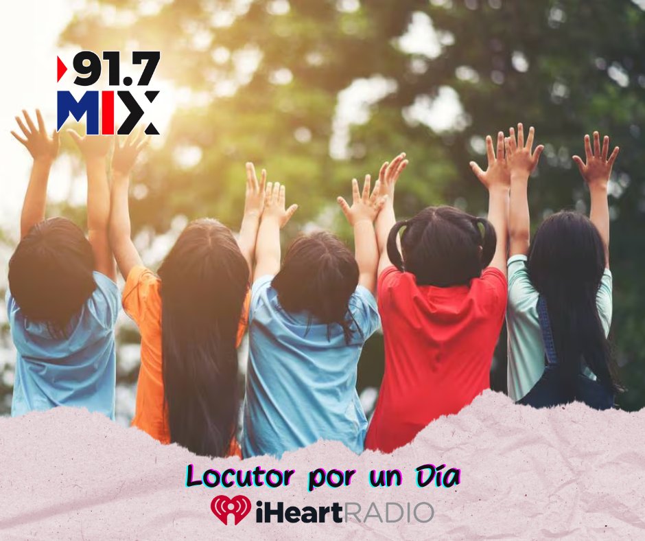 ATENTOS para saber quienes seran nuestros mini locutores de #MixFm que nos acompañaran el 27 de #abril en #Arboterra.