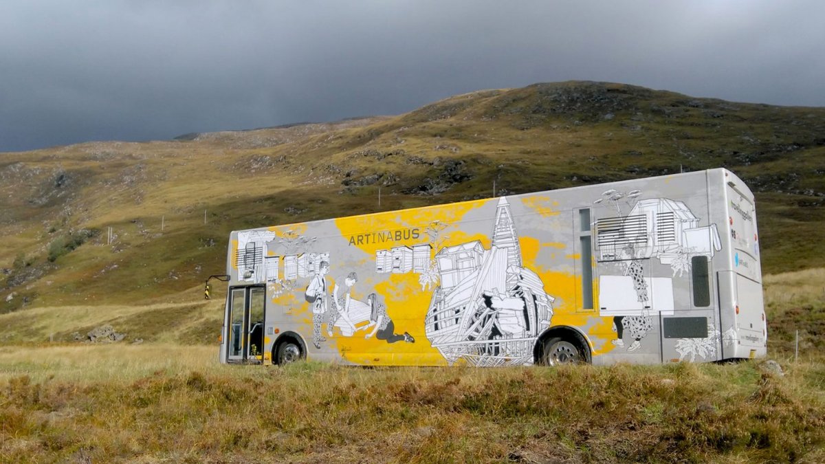 🚌 The Travelling Gallery, returns to the Highlands with exhibition ‘A Bonnie Way: Unravelling the seduction of the countryside’. Set to visit Helmsdale Harbour, Highland Archive Centre & Highland Folk Museum @Timespan @HighlandFolk @travgallery  📰: hlh.scot/4dpPaNV