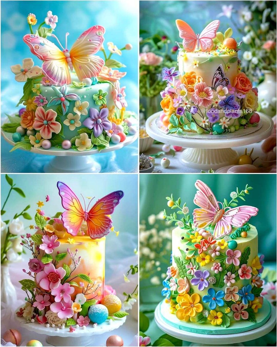 Colorful springtime Festival of cakes