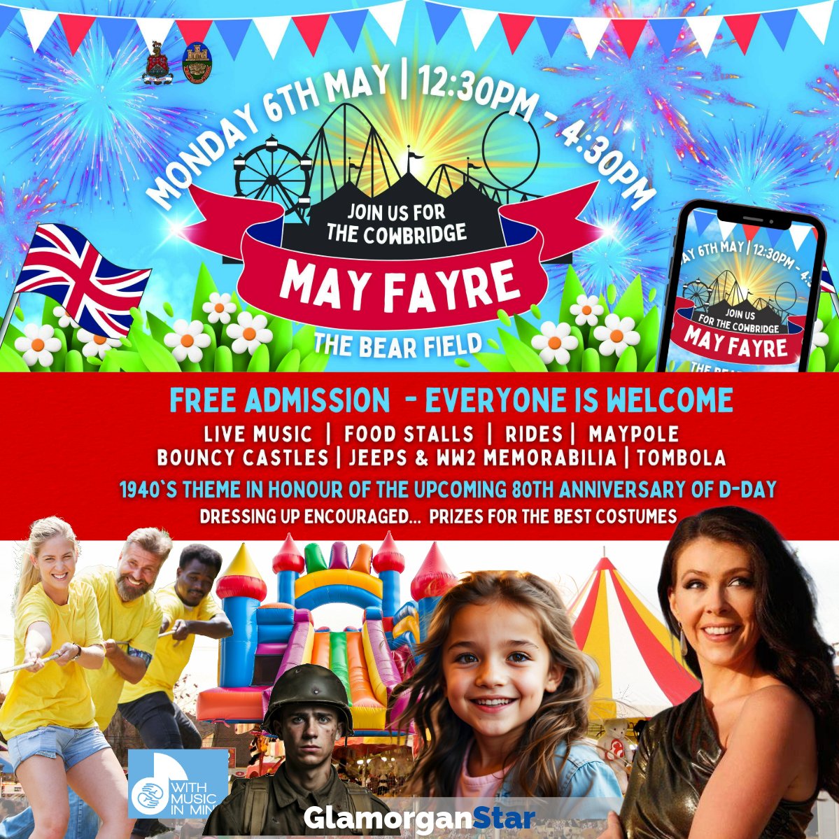 Events: Cowbridge's May Fayre is on Bank Holiday Monday! Find out more...

LINK: glamorganstar.co.uk/cowbridge-may-…

#cowbridge #mayfayre #bankholidaymonday #loveourvale #valeofglamorgan #glamorgan #glamorganstar