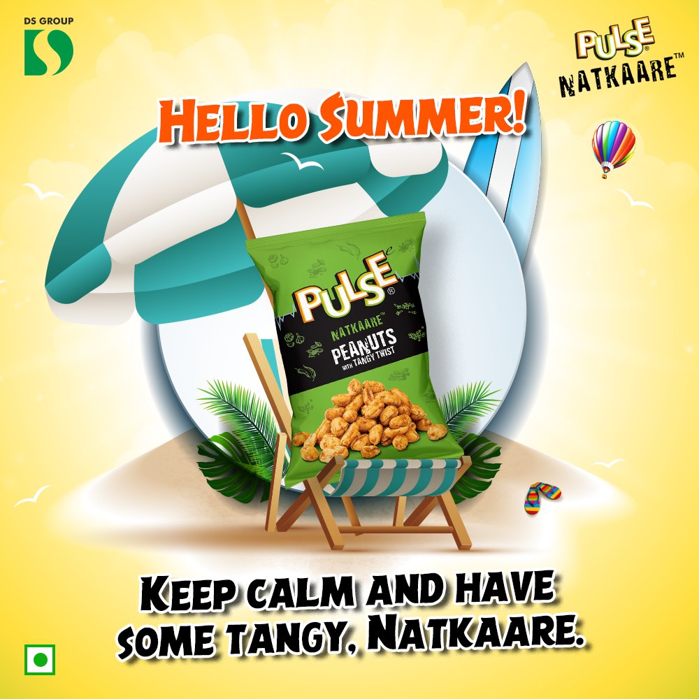 Chilling out this summer with the irresistible tangy flavor of Natkaare! 🍋😎
 #TangyDelight #TangyMoodOn #NatkaareMagic #Natkaare #PulseNatkaare #PulseNatkaareChakhaNa #Snacks #indiansnacks #teatimesnack #partysnacks #PeanutMasala #nightsnacks #alldaysnacks #summersnacks